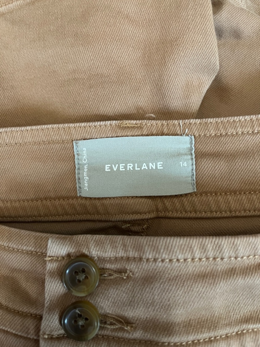 Everlane The Way High Twill Canvas Short - Picture 4 of 8